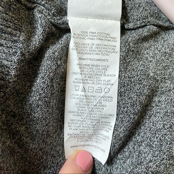 Penguin Men’s Gray Pullover Sweater XL - Picture 10 of 11